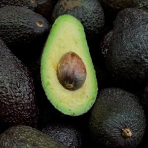 green and brown fruit on black and brown fruits